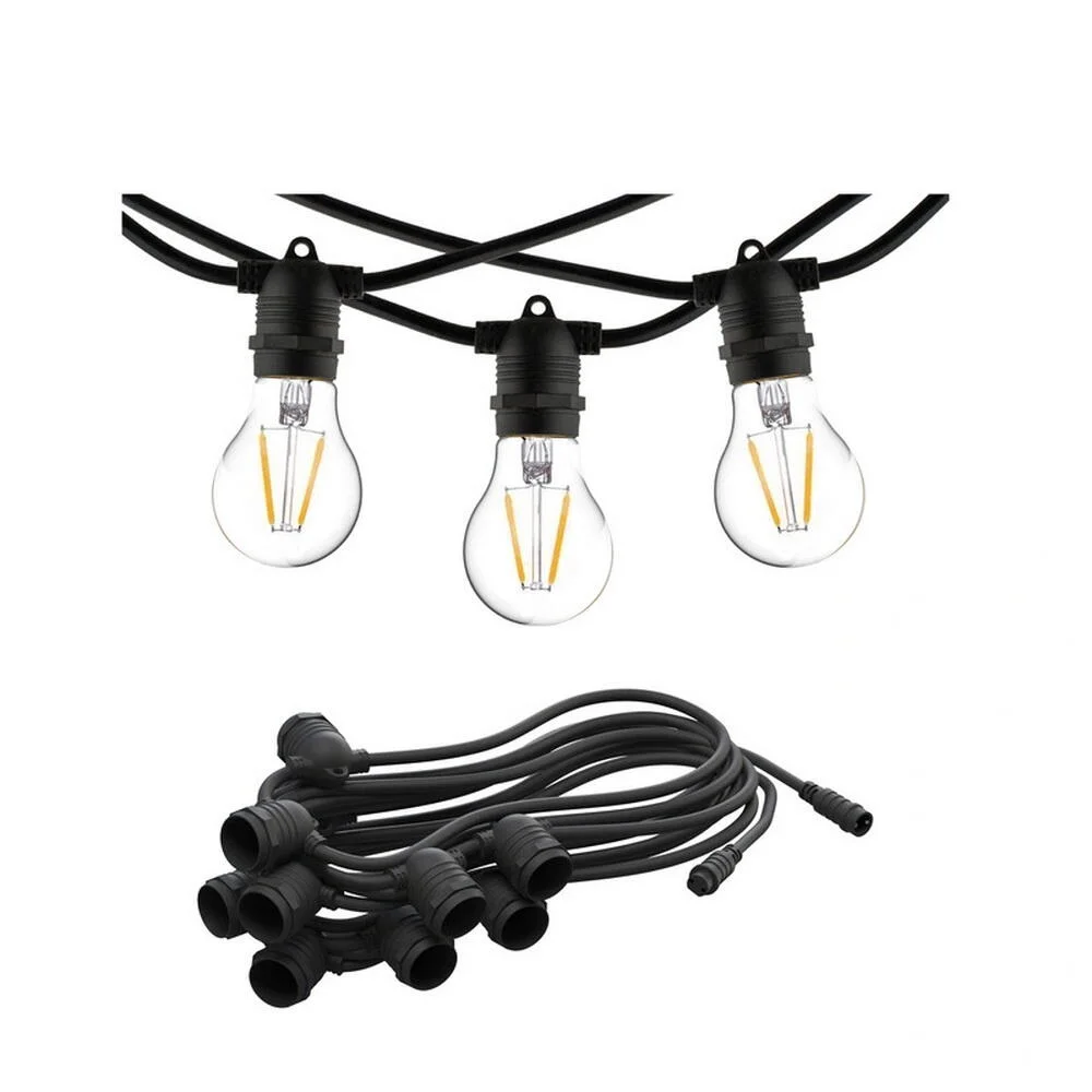 Гірлянда Nowodvorski Festoon Lights E27 15x15W IP65 чорний ( 7872 )