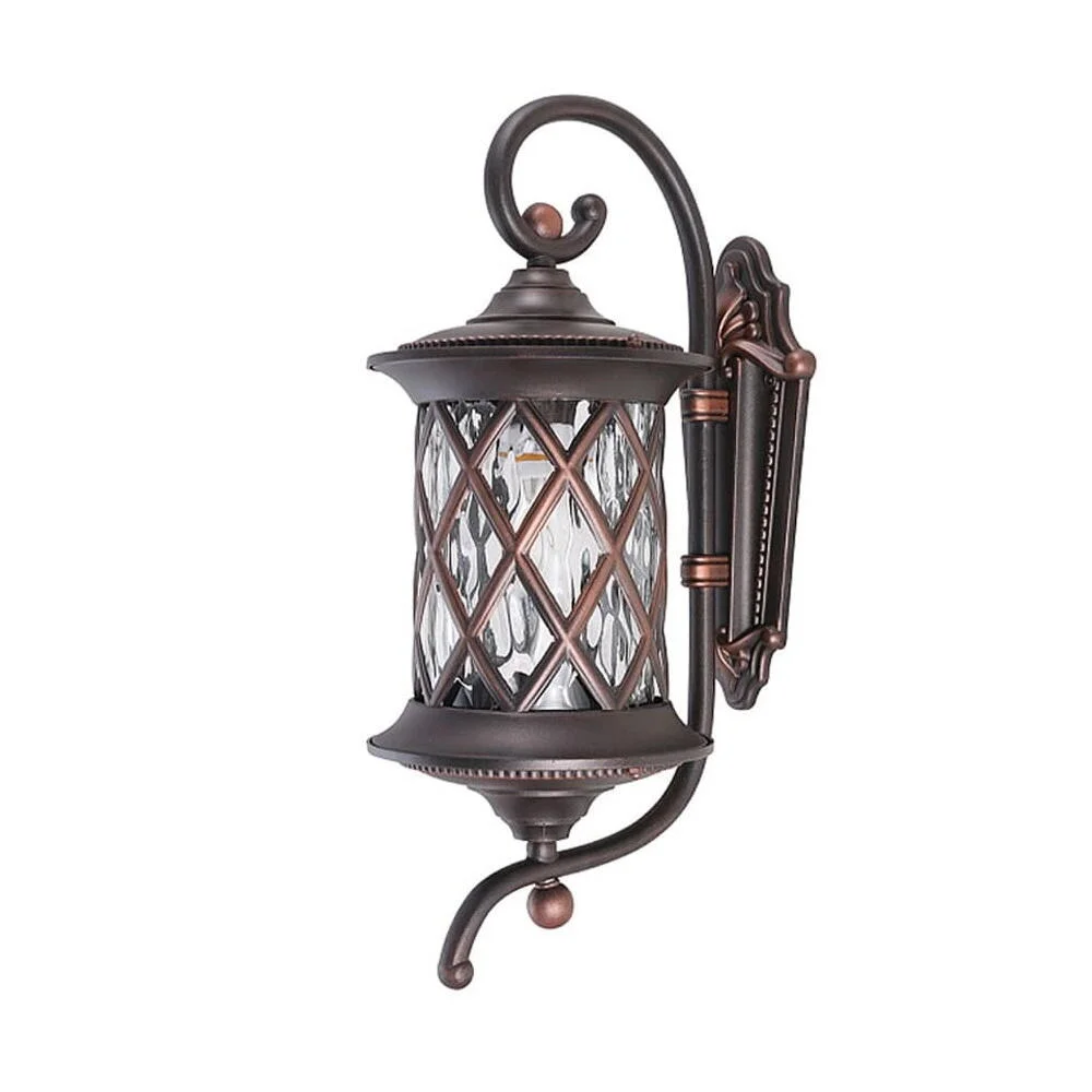 Світильник садово-парковий Nowodvorski Lantern E27 1x25W IP23 чорний із мідною патиною ( 6911 )