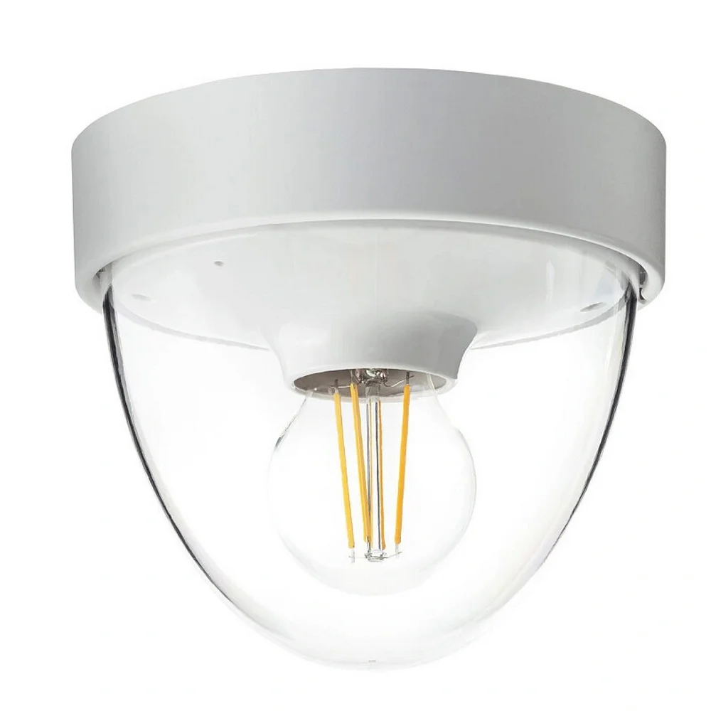Світильник вуличний Nowodvorski Nook E27 1x10W IP44 білий ( 7972 )
