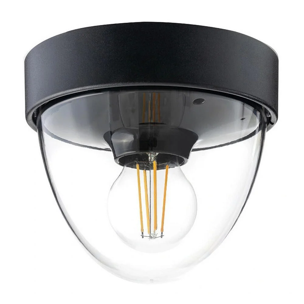 Світильник вуличний Nowodvorski Nook E27 1x10W IP44 чорний ( 7978 )