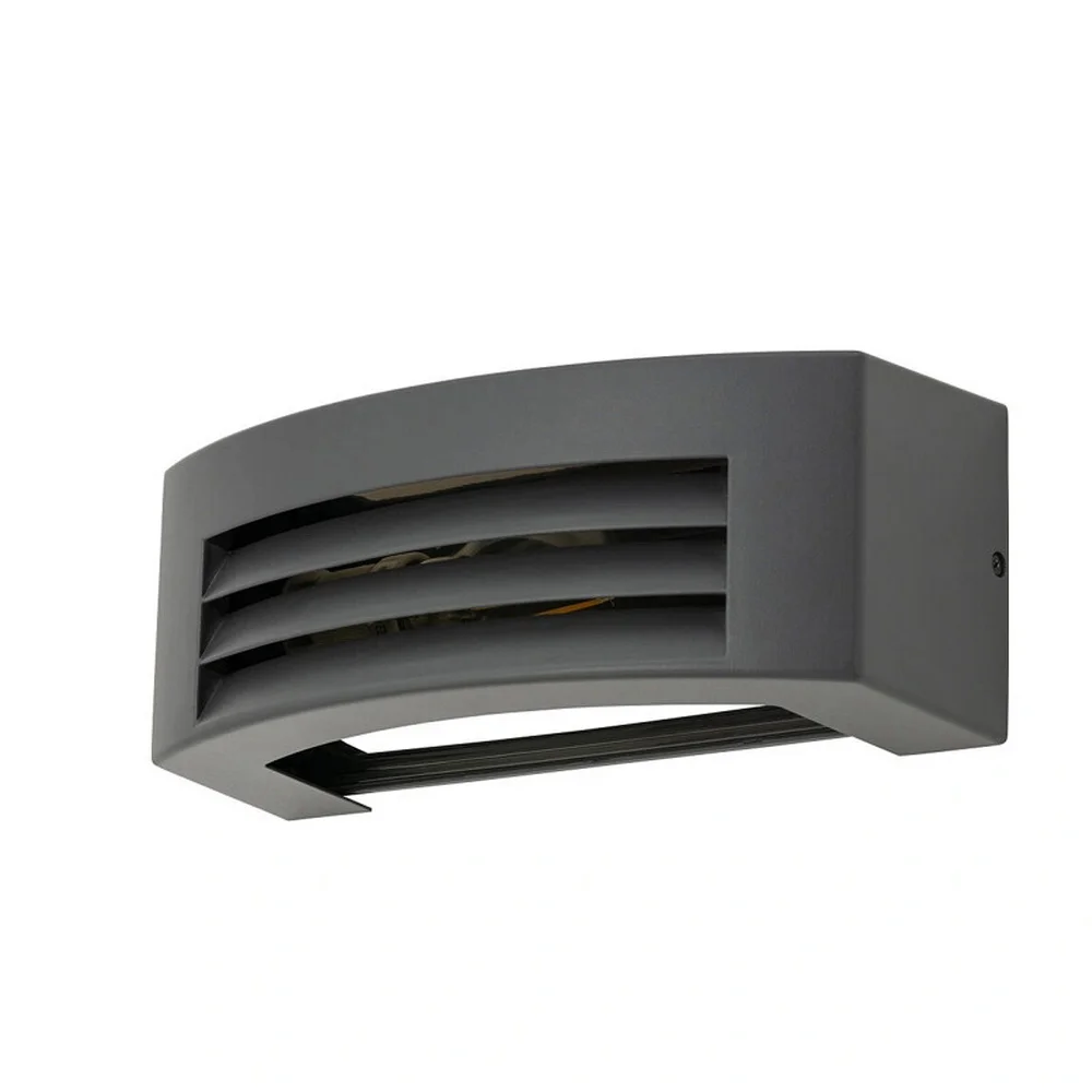 Світильник фасадний Nowodvorski Orinoko E27 1x10W IP44 графітовий ( 4387 )