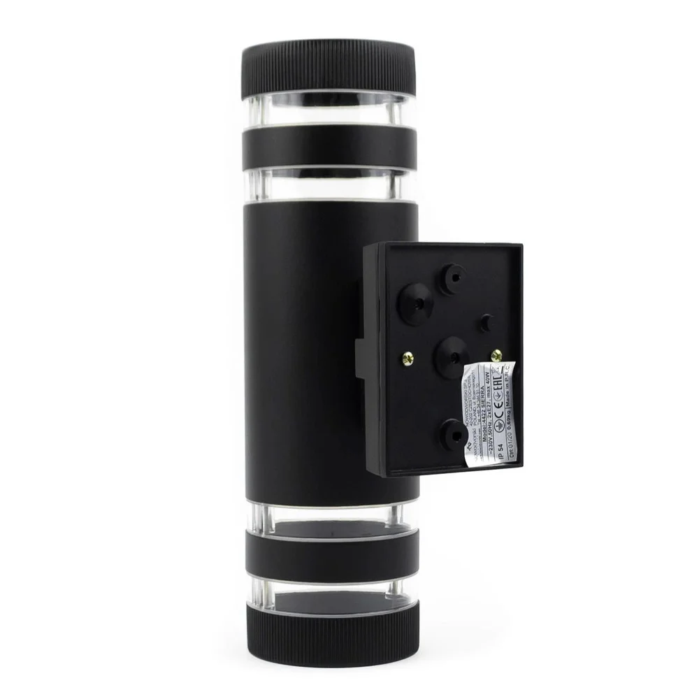 Світильник вуличний Nowodvorski Sierra E27 2x25W IP54 чорний ( 4422 )