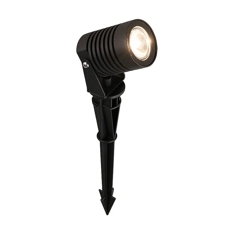 Світильник LED грунтовий Nowodvorski Spike M 1x5W 3000K 300Lm IP54 чорний ( 9100 )