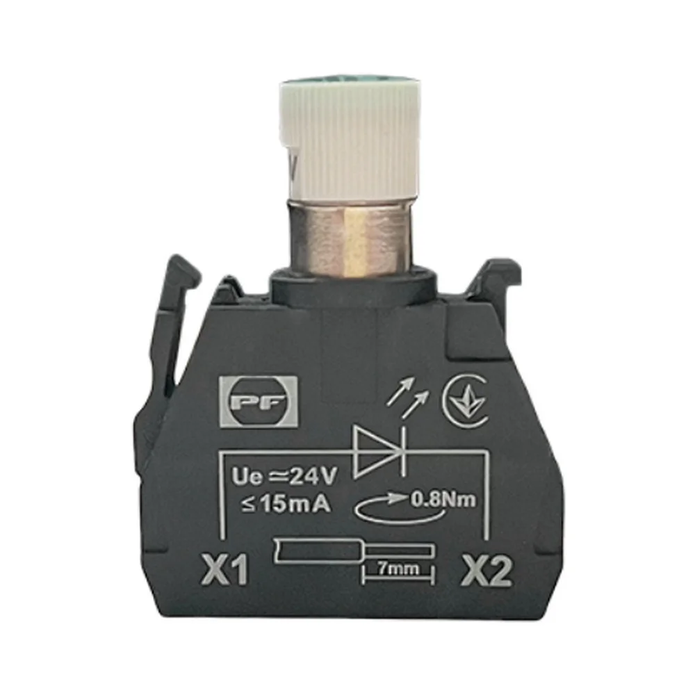 Світлодіодний модуль до кнопкових вимикачів FP білий 24V Промфактор ( FPMW024 )