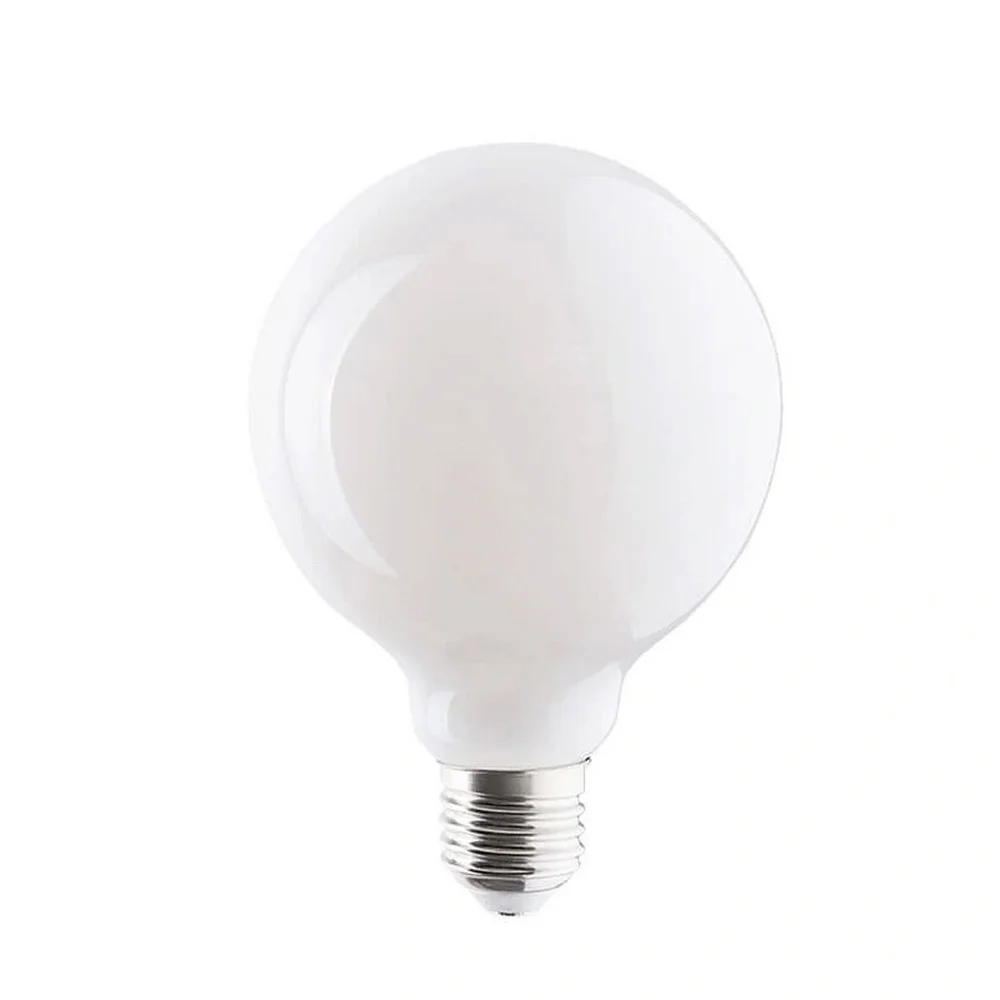 Лампа LED світлодіодна Nowodvorski Bulb Glass Ball E27 1x8W 3000K 840Lm IP20 біла ( 9177 )