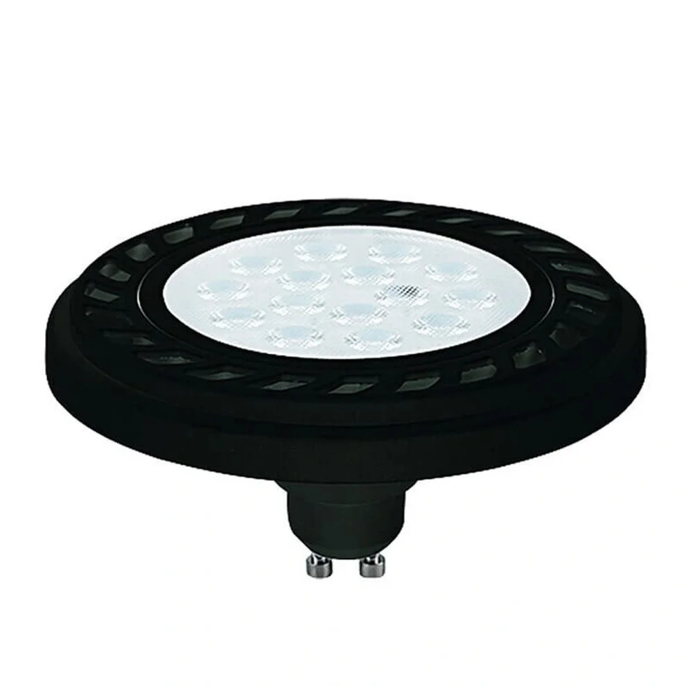Лампа LED світлодіодна Nowodvorski Reflector GU10 1x9W 3000K 770Lm IP20 чорна ( 9343 )