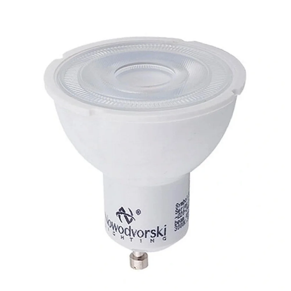 Лампа LED світлодіодна Nowodvorski Reflector GU10 1x7W 3000K 600Lm IP20 біла ( 9180 )