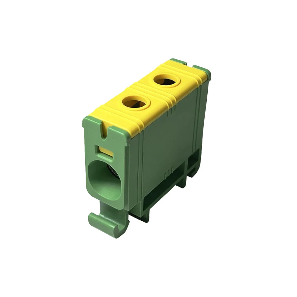 Клемник на DIN-рейку FT1035G 1Р,Cu:2.5-35 / Al:2.5-35 мм2, жовто-зелений Промфактор ( FT1035G )