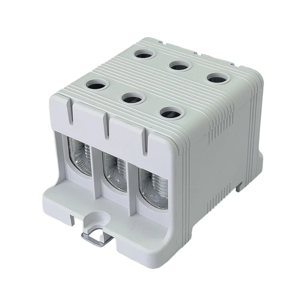 Клемник на DIN-рейку FT1095F 3P,Cu:16-95 / Al:16-95 мм2, сірий Промфактор ( FT1095F3 )