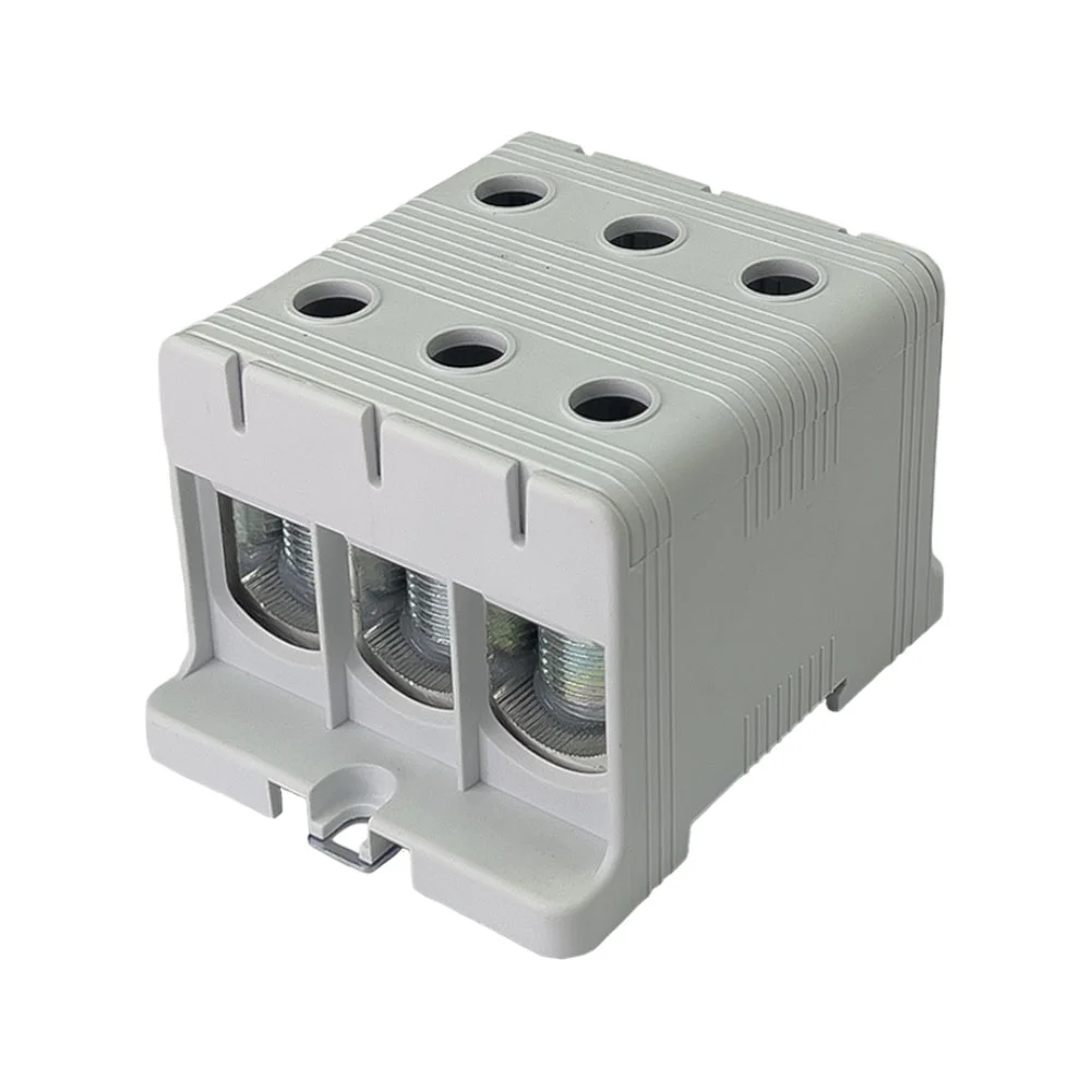 Клемник на DIN-рейку FT1150F 3P,Cu:35-150 / Al:35-150 мм2, сірий Промфактор ( FT1150F3 )