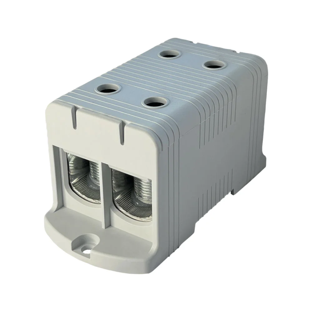 Клемник на DIN-рейку FT1240F 2P,Cu:35-240 / Al:35-240 мм2, сірий Промфактор ( FT1240F2 )