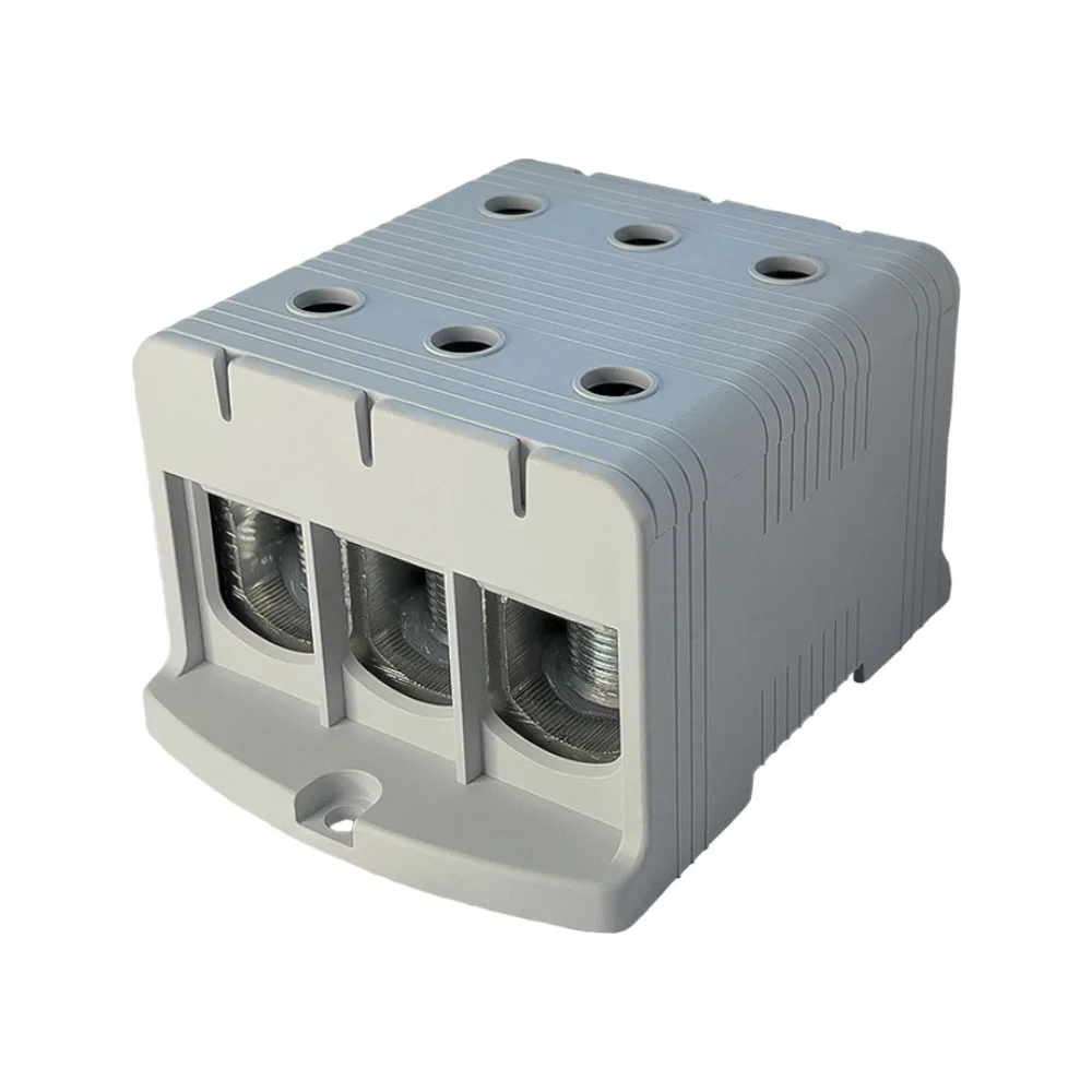 Клемник на DIN-рейку FT1240F 3P,Cu:35-240 / Al:35-240 мм2, сірий Промфактор ( FT1240F3 )