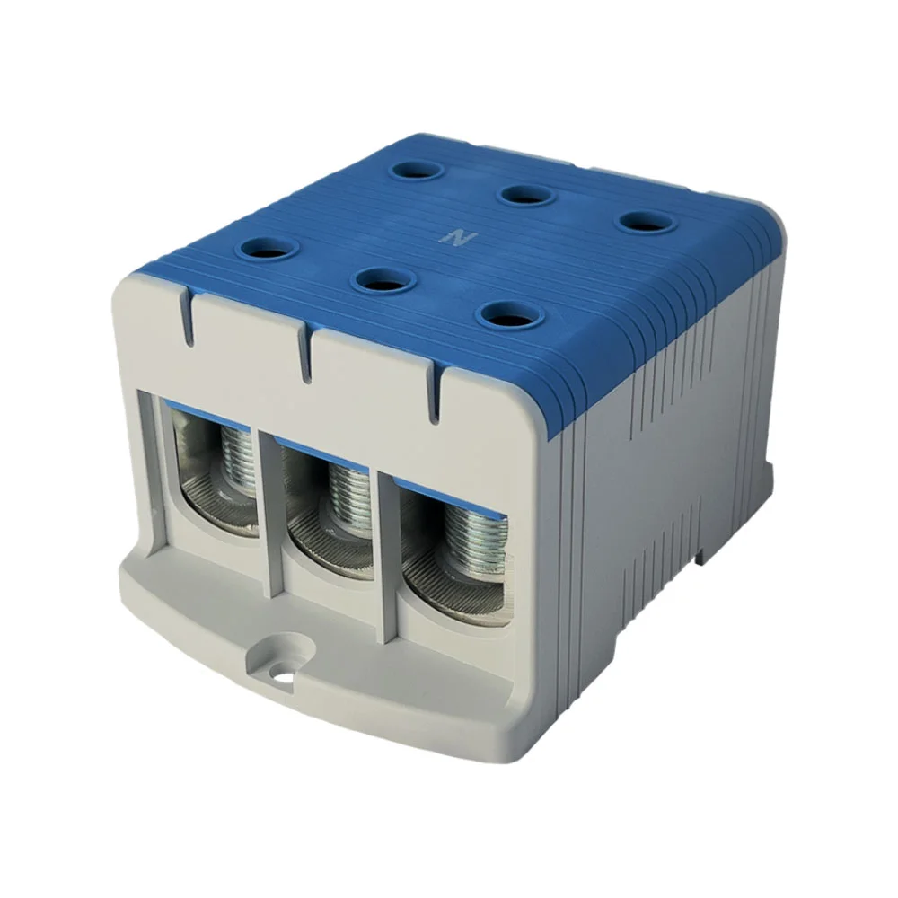 Клемник на DIN-рейку FT1240N 3P,Cu:35-240 / Al:35-240 мм2, синій Промфактор ( FT1240N3 )