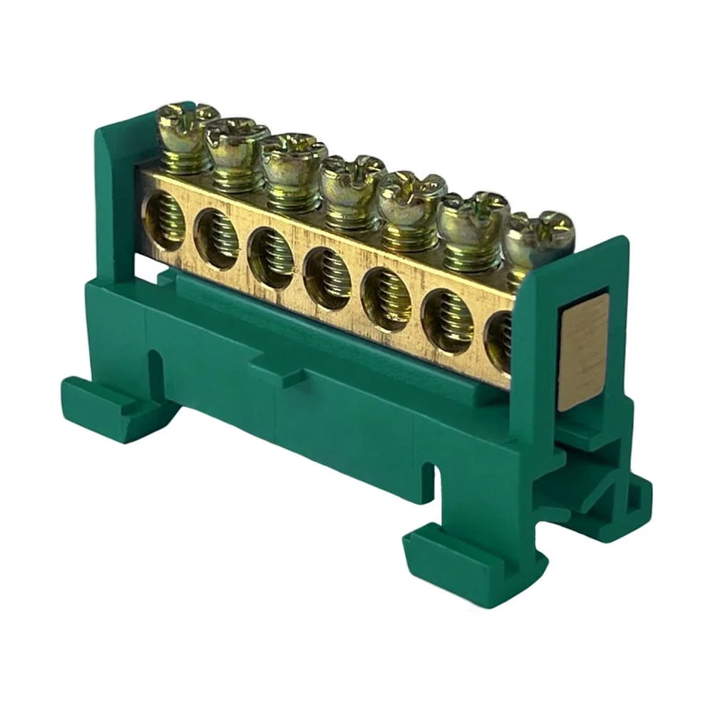 Шина нульова 7 6x9мм2 зелена Промфактор ( SGF607G )