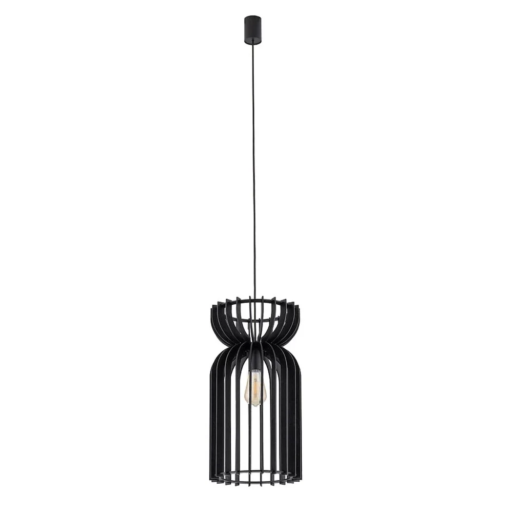 Світильник підвісний Nowodvorski Kymi A E27 1x25W IP20 чорний ( 10573 )