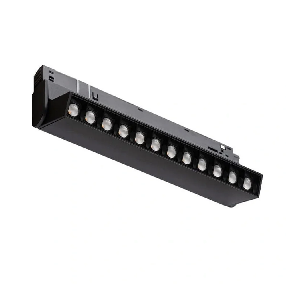 Магнітний трековий світильник Nowodvorski LVM Focus Out LED 1x9W 3000K 800Lm IP20 чорний ( 10145 )