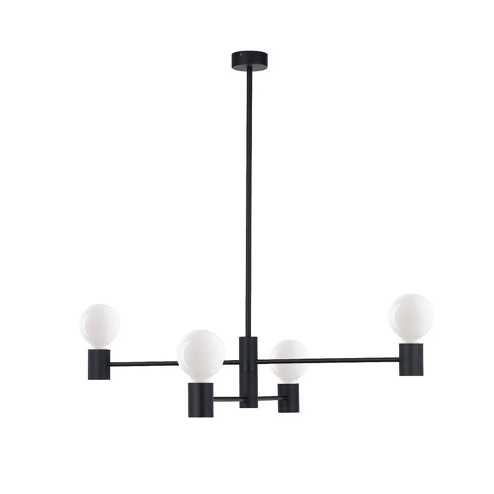 Світильник підвісний Nowodvorski Radius E27 4x25W IP20 чорний ( 7931 )