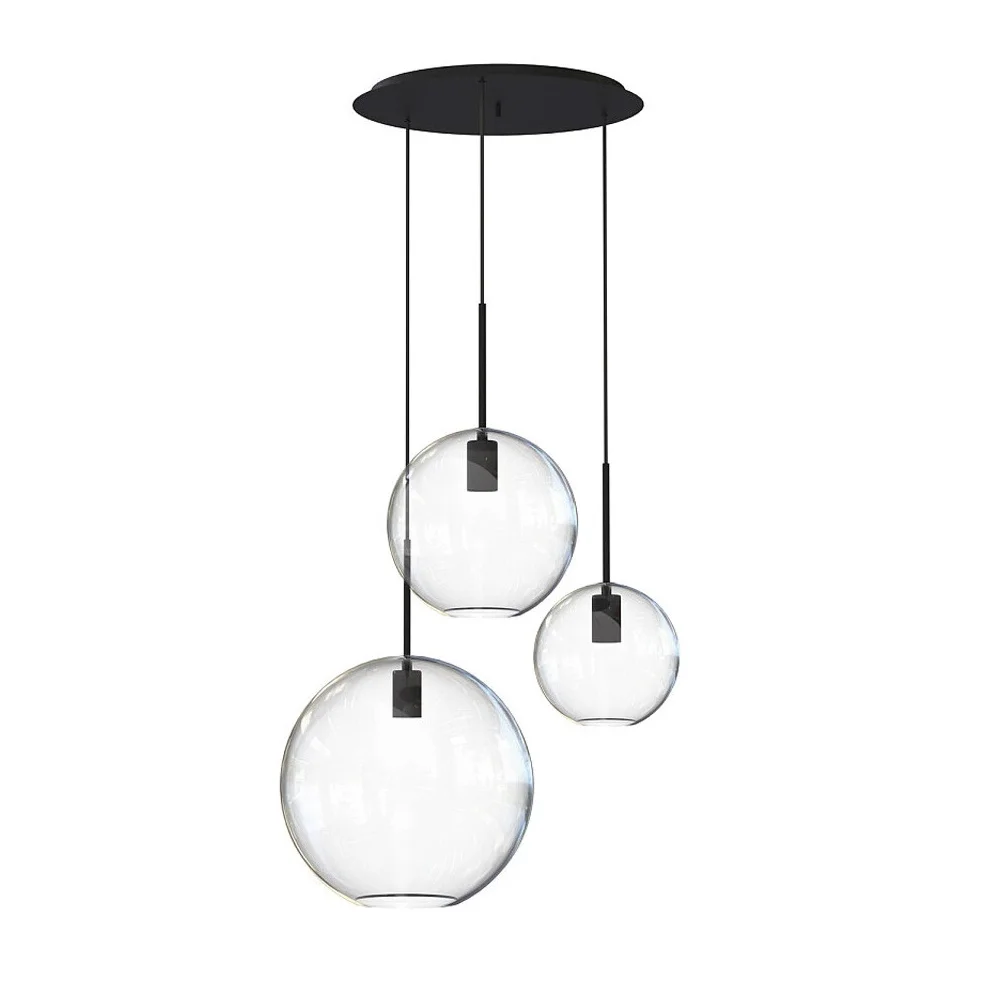 Світильник підвісний Nowodvorski Sphere III E27 3x25W IP20 чорний ( 7788 )