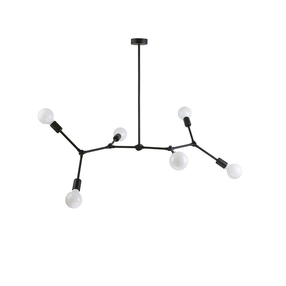 Світильник підвісний Nowodvorski Twig E27 6x25W IP20 чорний ( 9138 )
