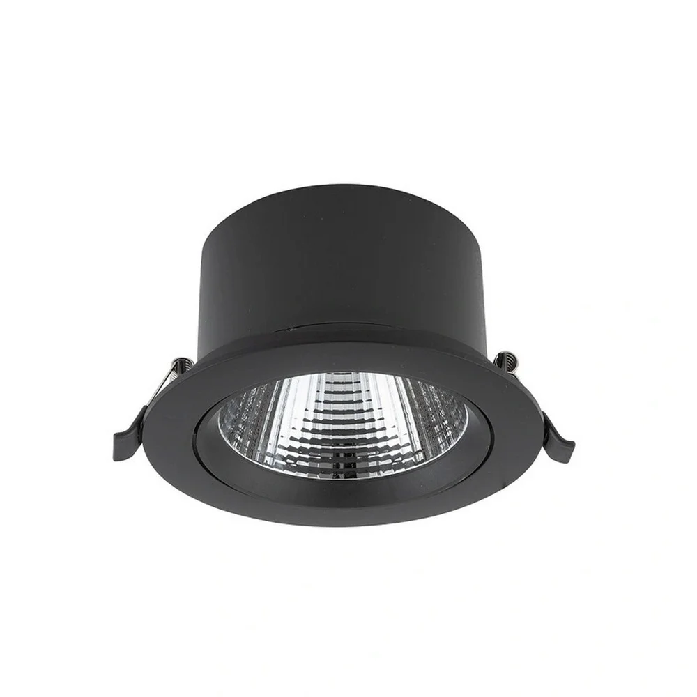 Світильник точковий LED Nowodvorski Egina 1x15W 3000K 1000Lm IP20 чорний ( 10557 )
