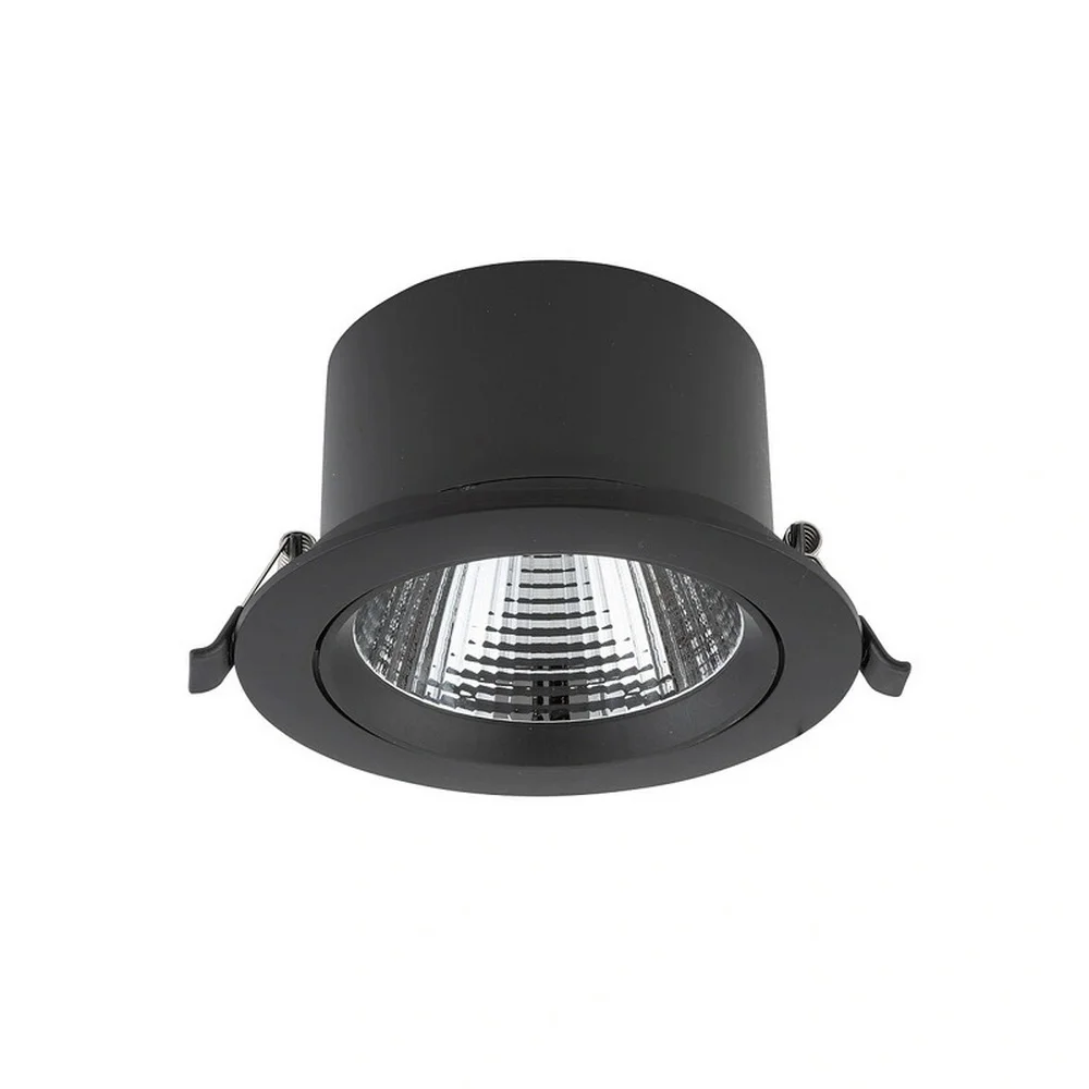 Світильник точковий LED Nowodvorski Egina 1x15W 4000K 1100Lm IP20 чорний ( 10558 )
