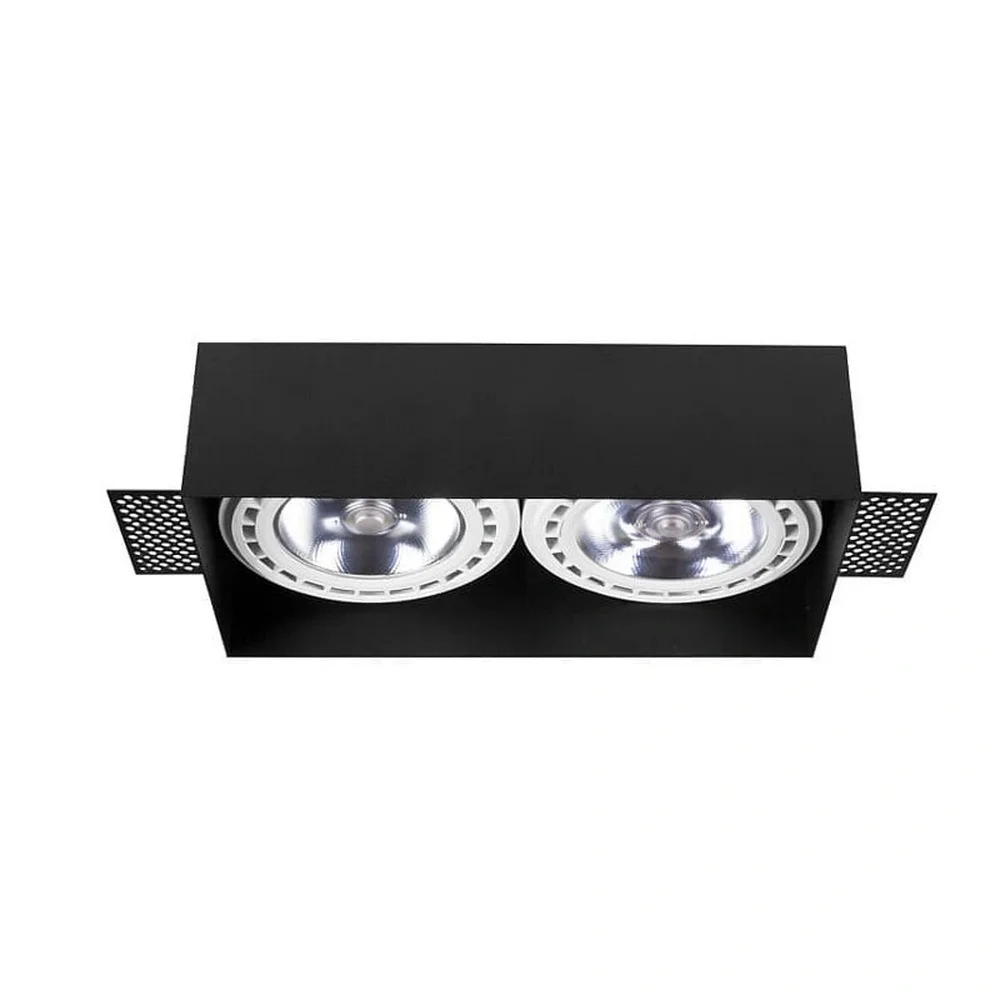 Світильник точковий Nowodvorski Mod GU10 2x15W IP20 чорний ( 9403 )