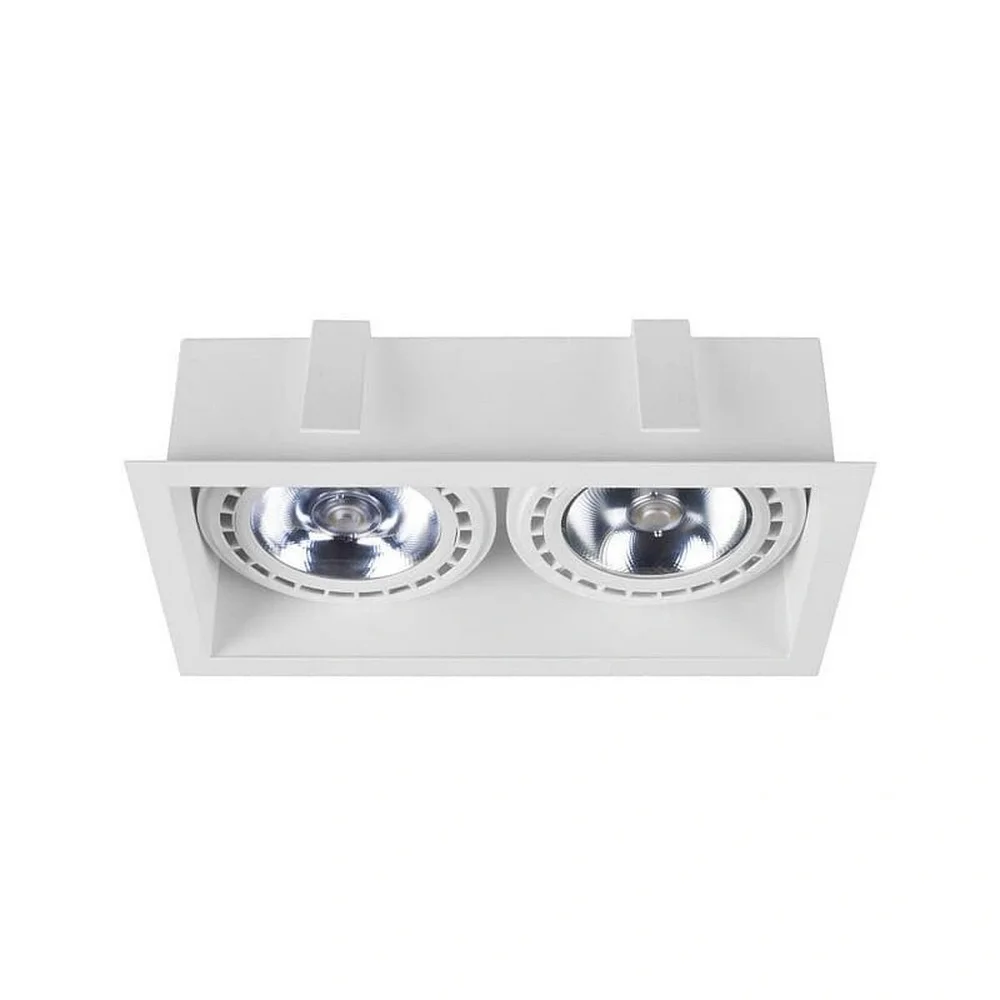 Світильник точковий Nowodvorski Mod GU10 2x15W IP20 білий ( 9412 )