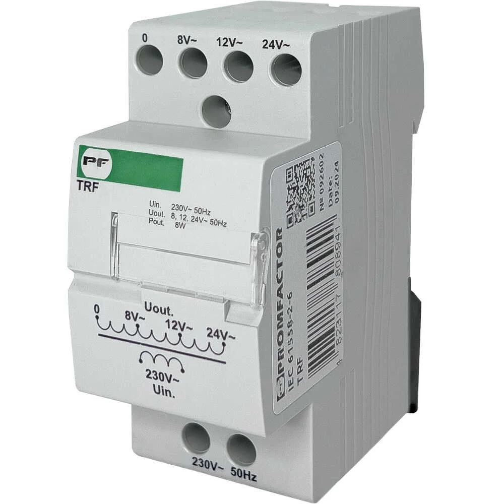 Трансформатор понижуючий TRF 230V/24V 8W ( TRF24 )
