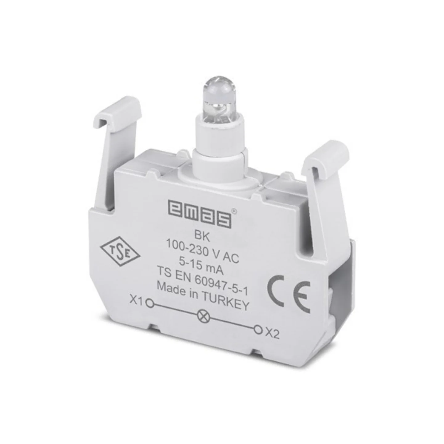 Лампа LED EMAS 100-230В AC BK