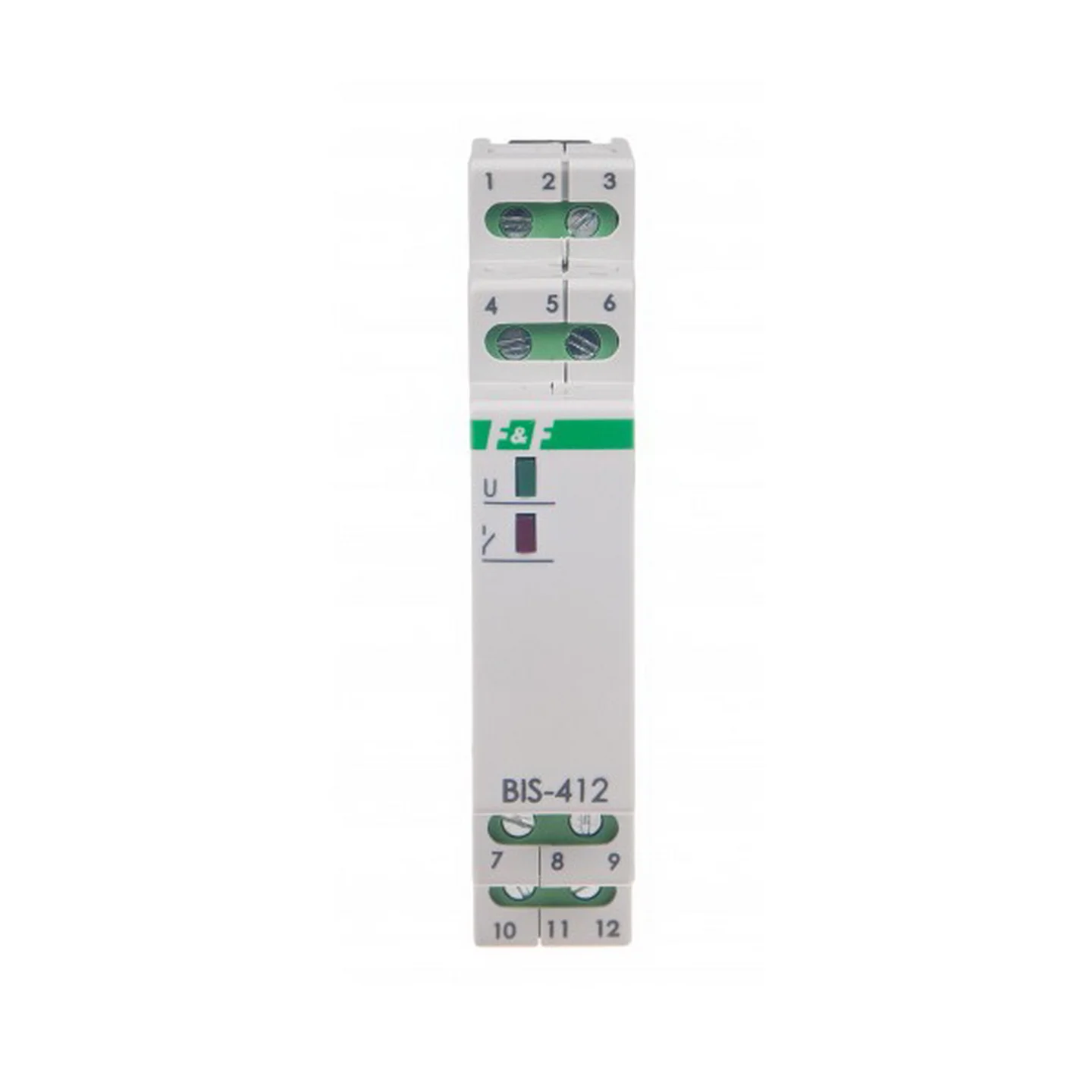 Реле імпульсне F&F 16А 1S 165-265В ( BIS-412M-LED )