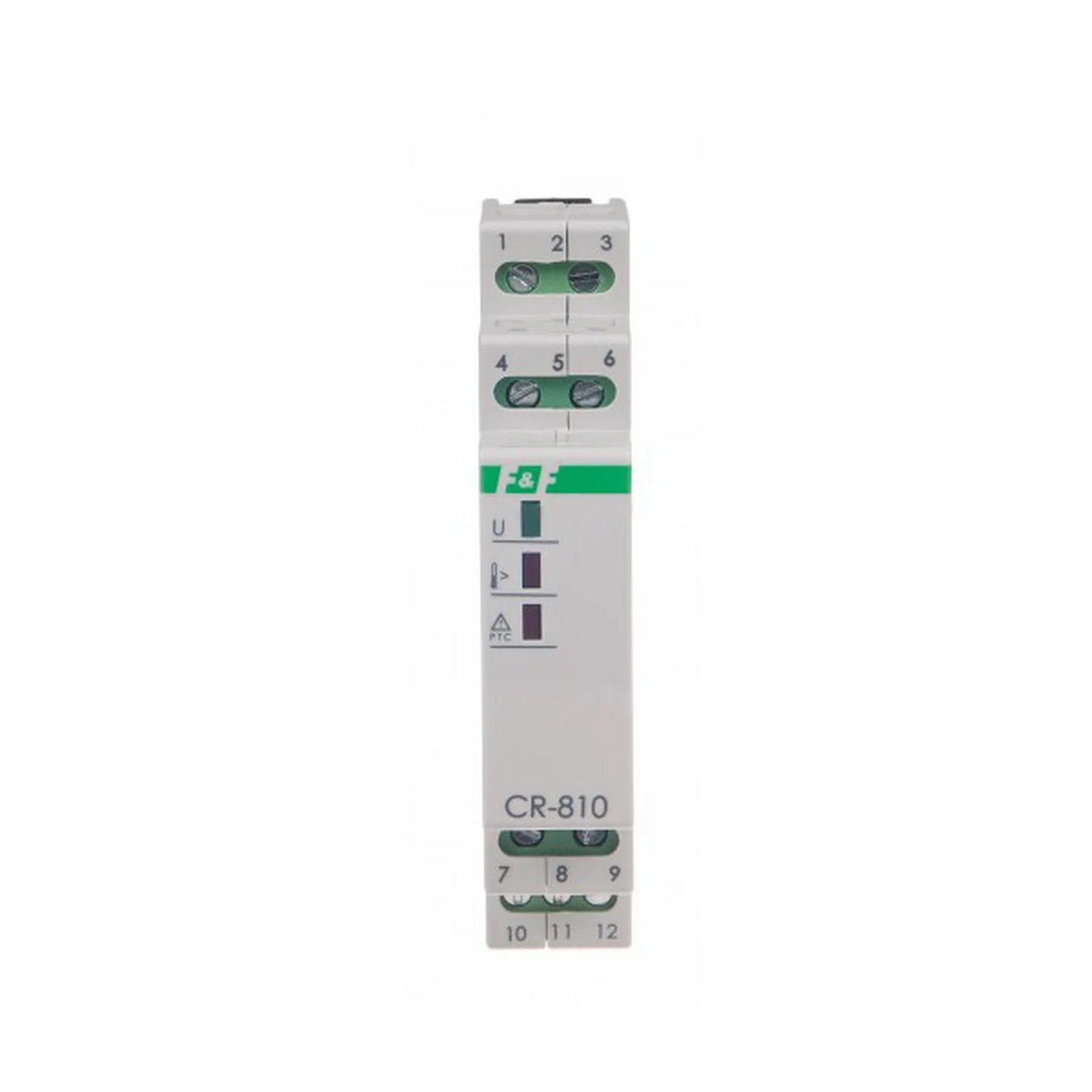 Реле теплове 230AC-24AC/DC (без датчика) F&F ( CR-810DUO )