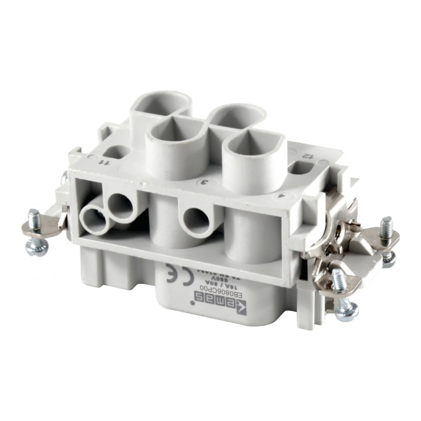 Розетка без корпусу ( 1-6 ) EB0806CP00 EMAS