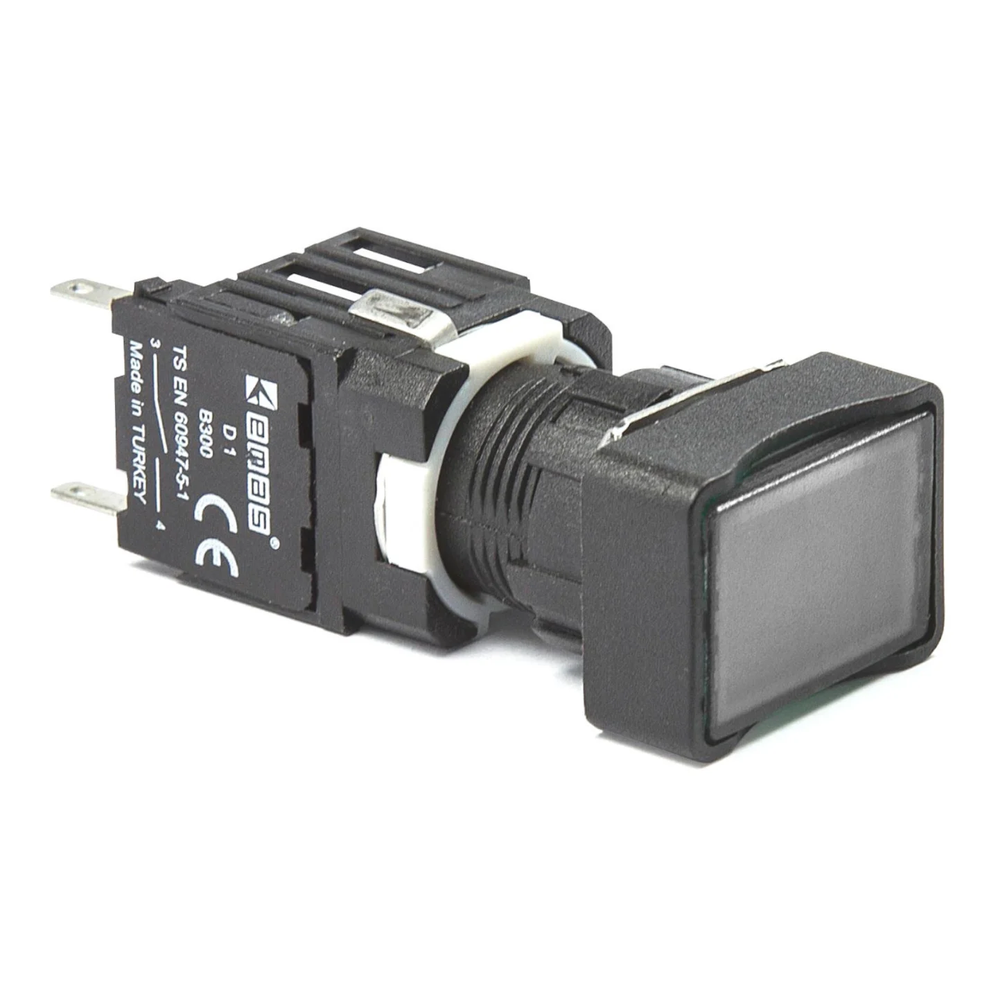 Кнопка EMAS без фіксації D100DDH (1НВ) чорна
