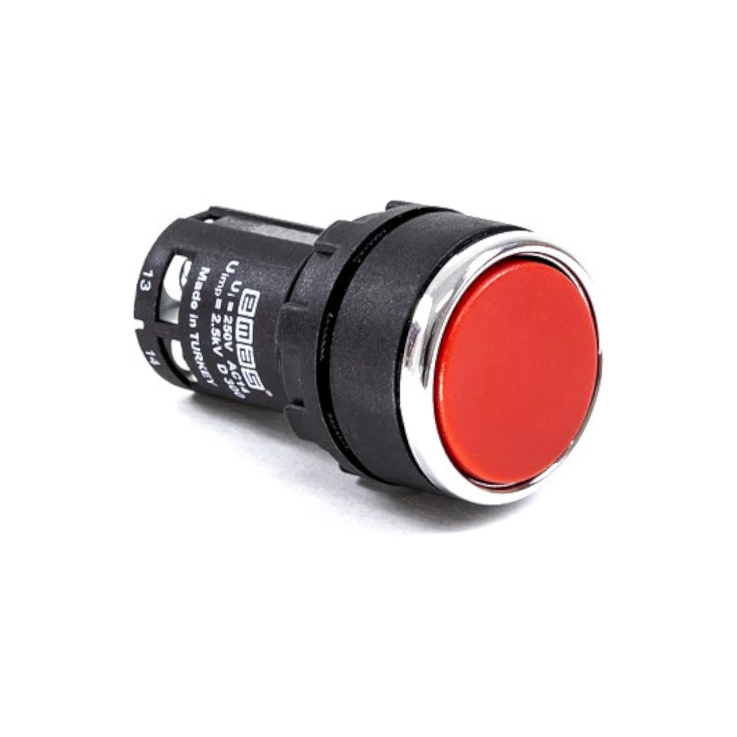 Кнопка EMAS без фіксації MB200DK (1НЗ) червона