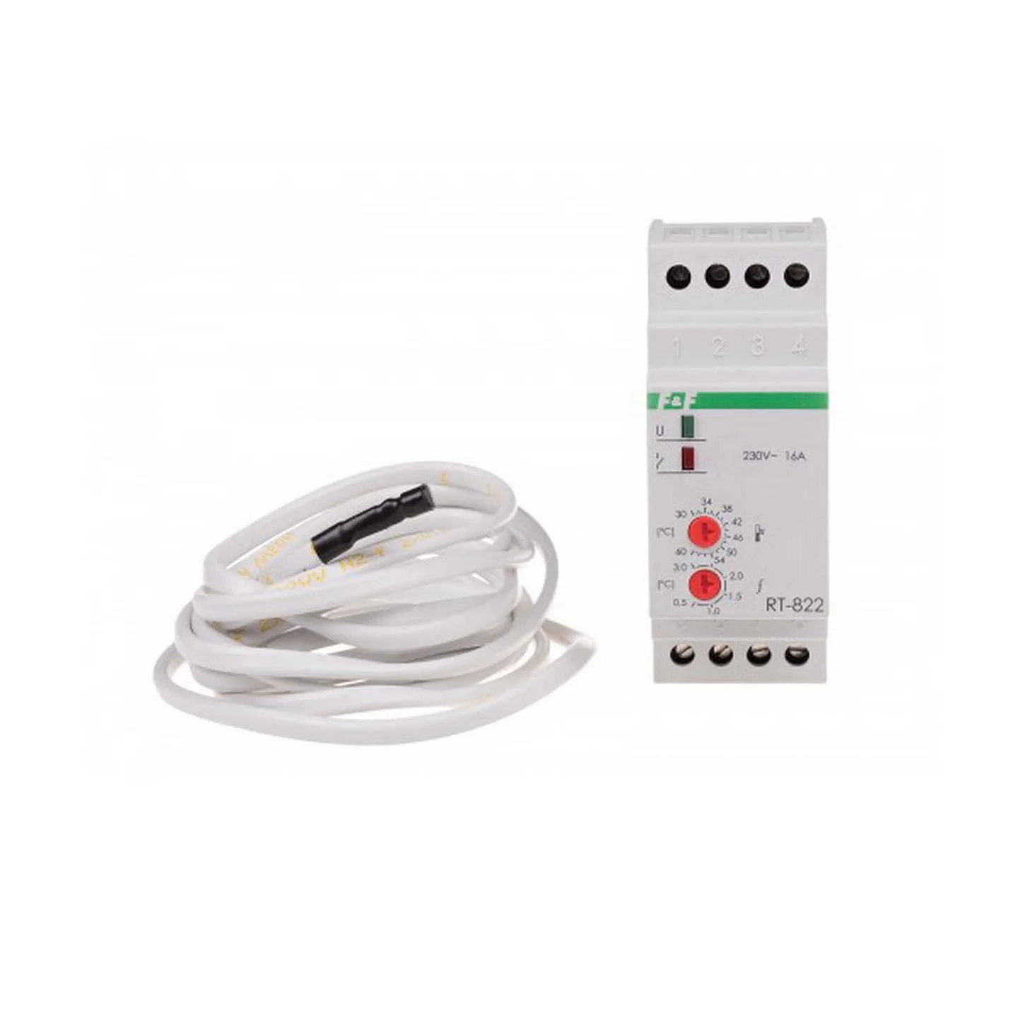 Регулятор температури F&F 230В AC 16А ( RT-822 )