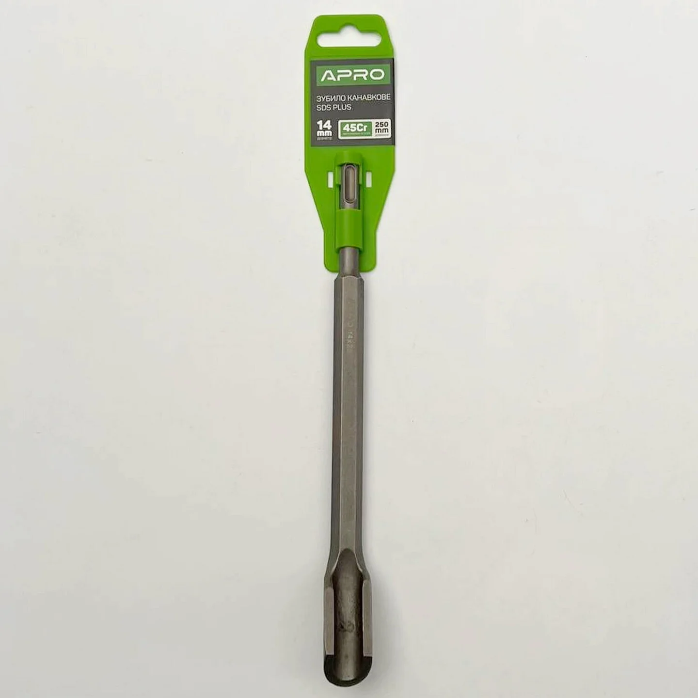 Зубило APRO SDS-PLUS канавкове 14х250мм ( 819069 )