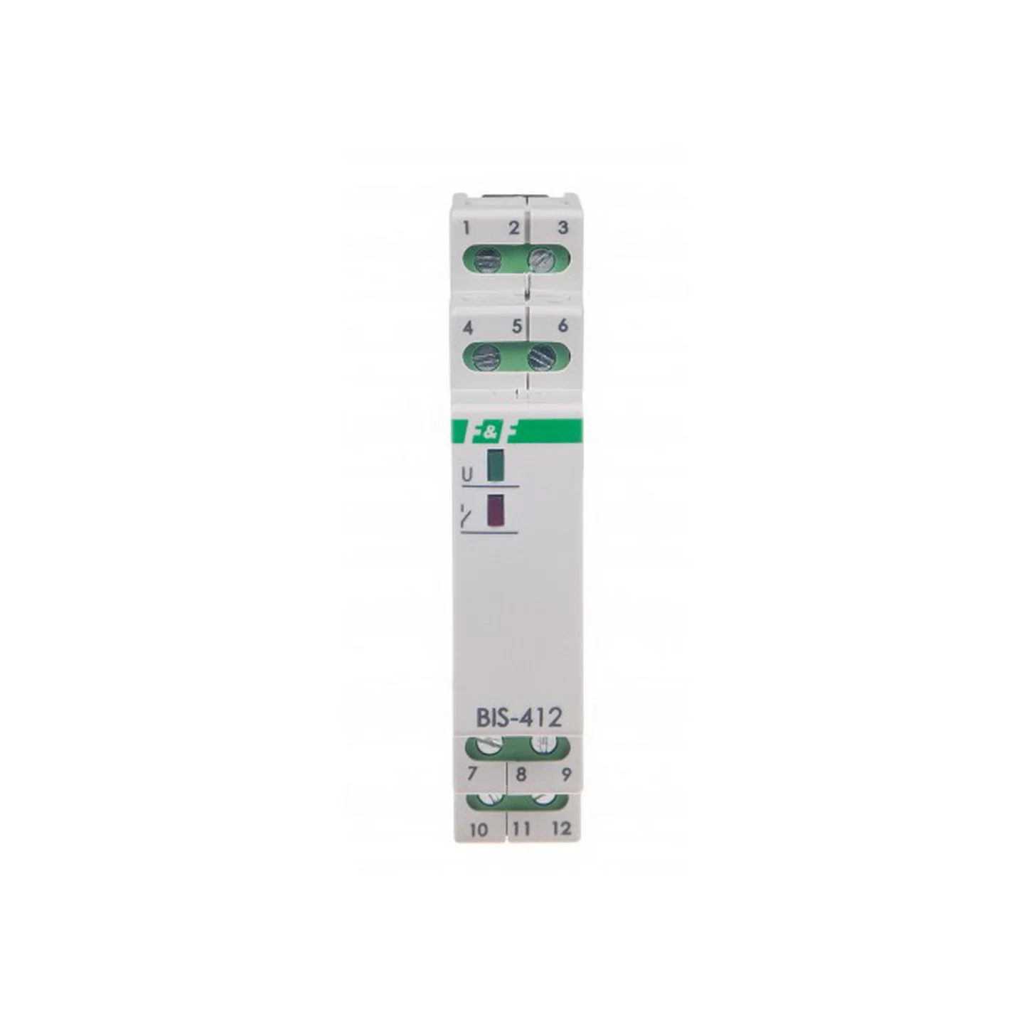 Реле імпульсне F&F 220В 16А групове ( BIS-412-LED )