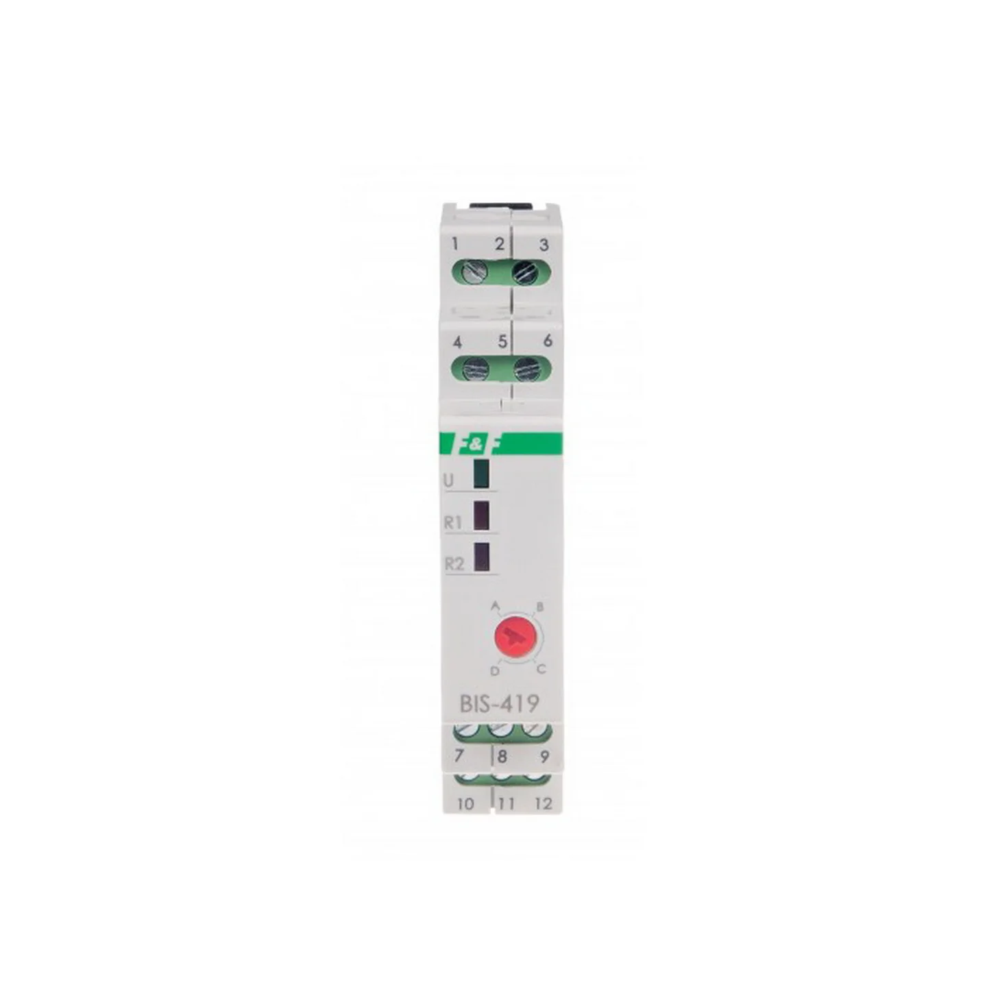 Реле імпульсне бістабільне F&F 4 функції 230В ( BIS-419-LED )