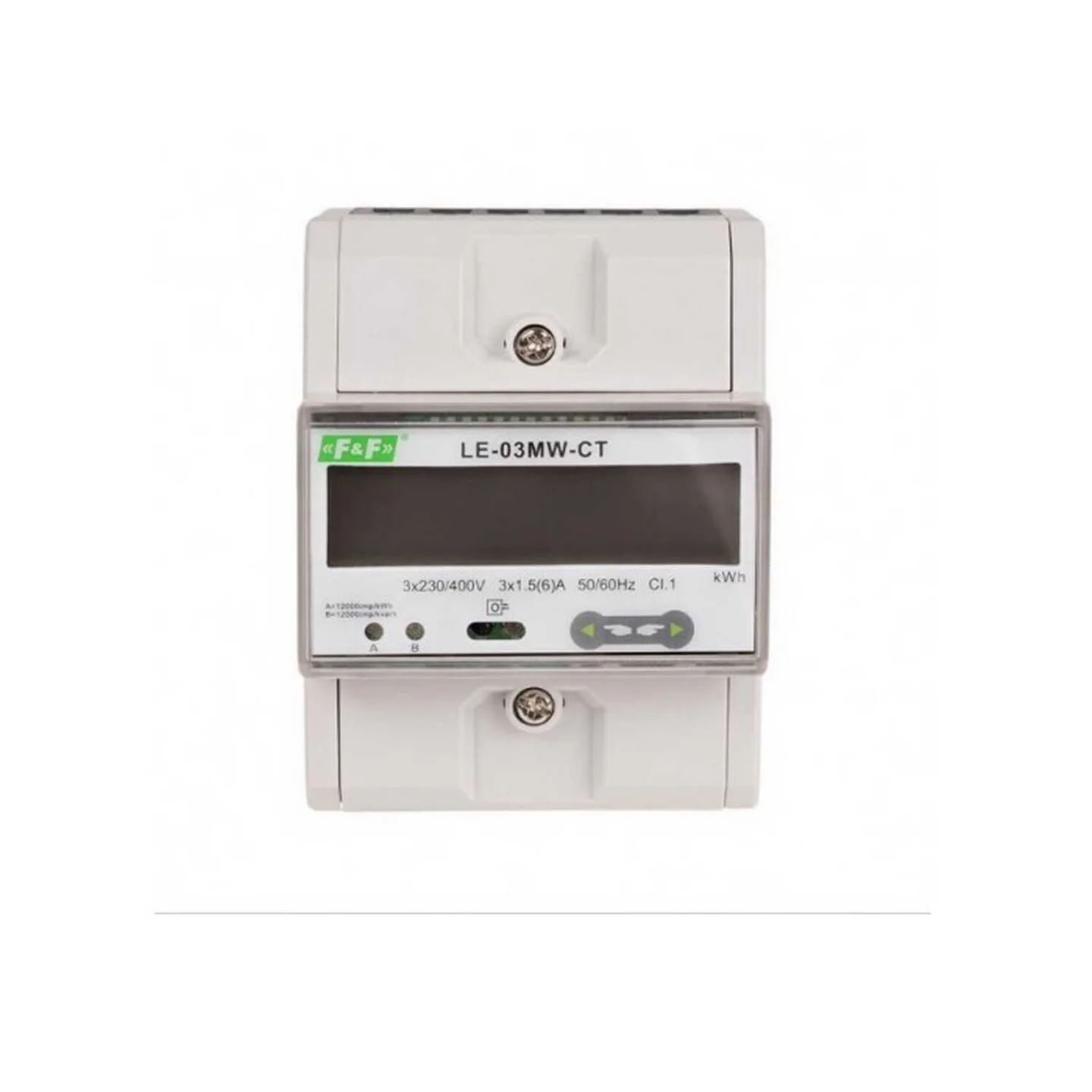 Лічильник електроенергії 3ф 6A MODBUS RTU F&F ( LE-03MW-CT )