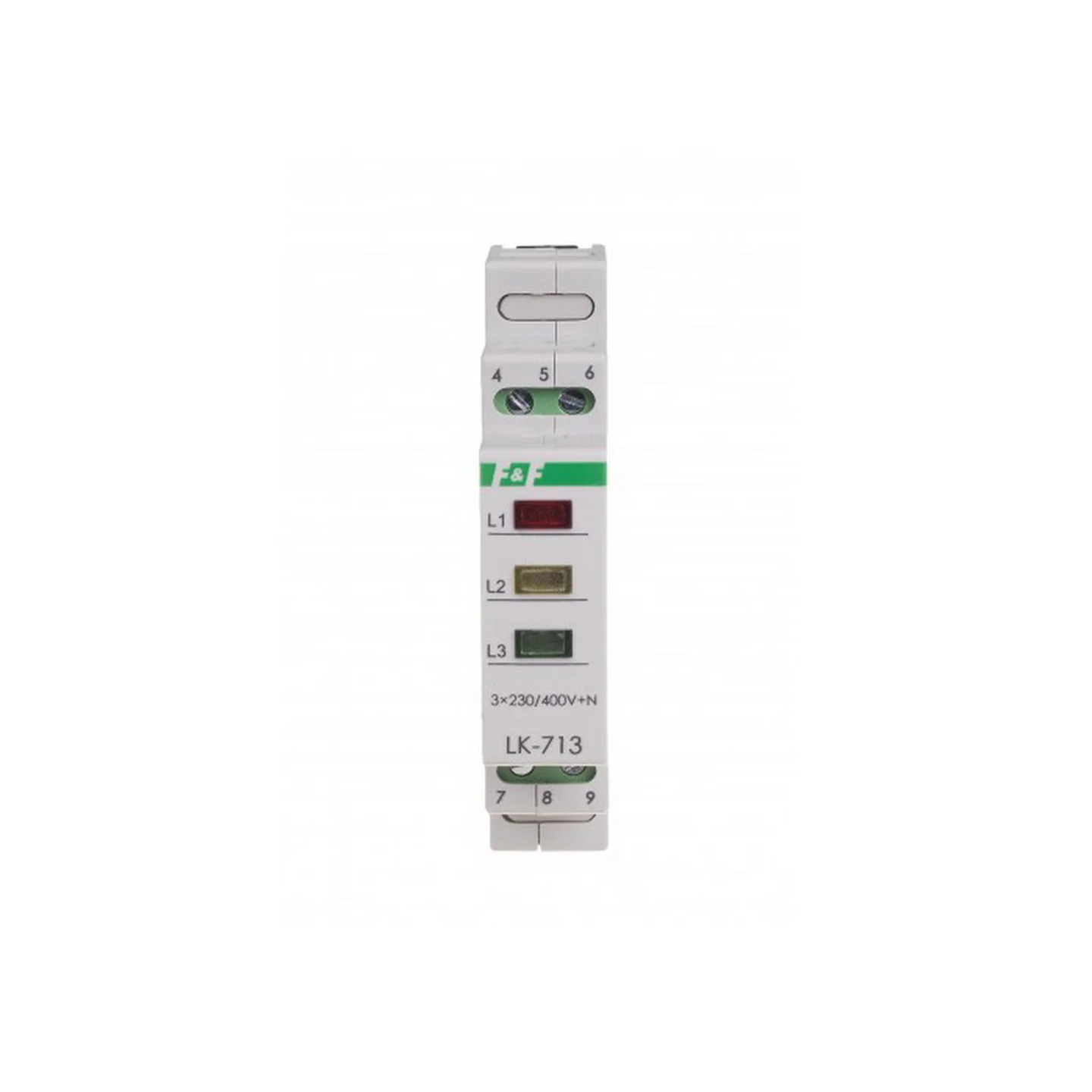 Світловий індикатор напруги 220/380В 1,7мА F&F ( LK-713K )