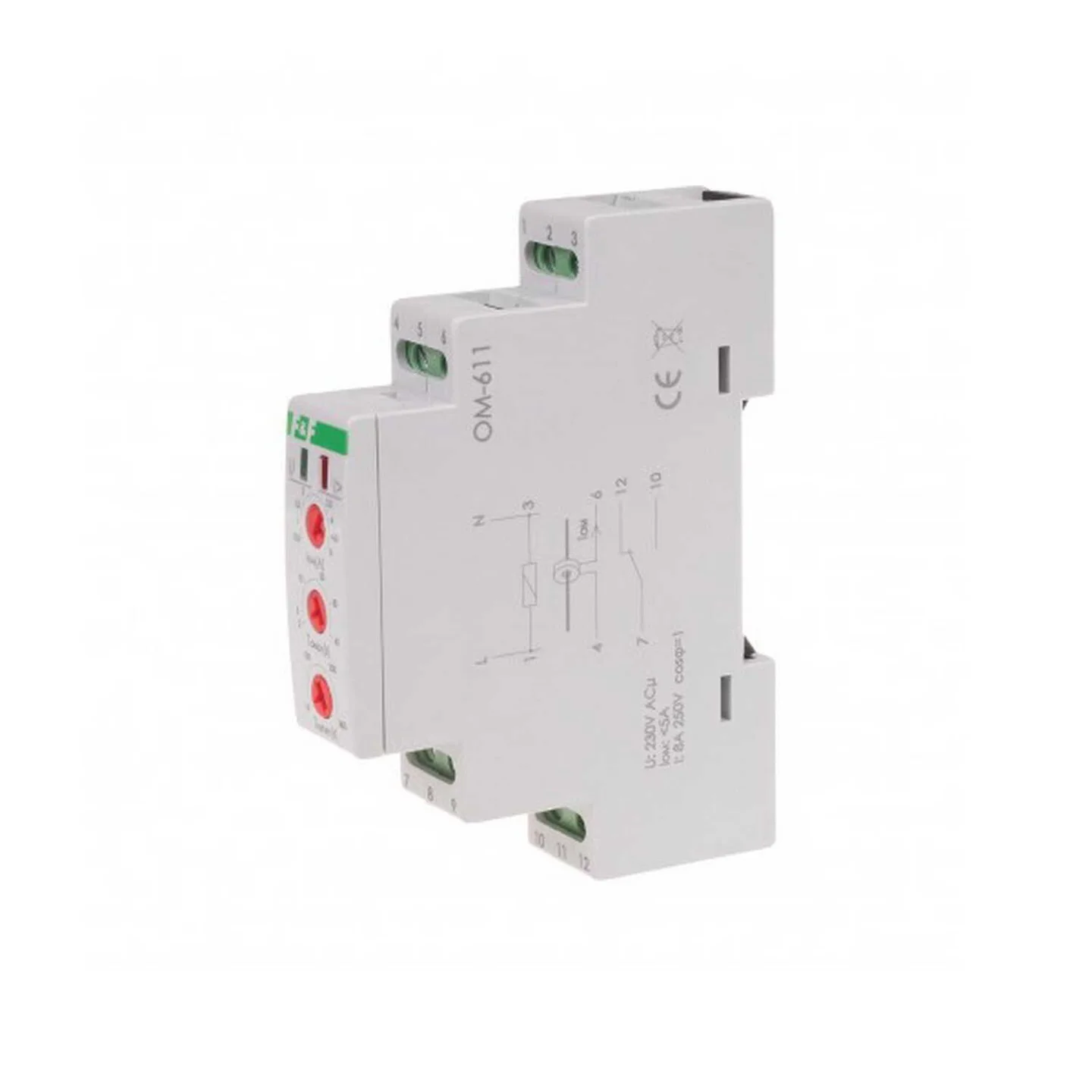 Обмежувач потужності F&F 220В 8А ( OM-611 )