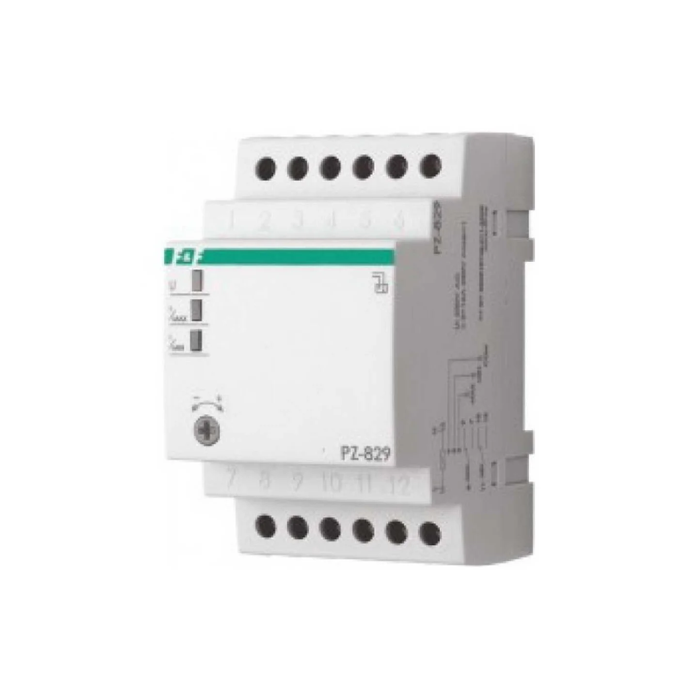Реле рівня рідини дворівневе F&F 230В AC 16A 2 NO/NC ( PZ-829RC-B )