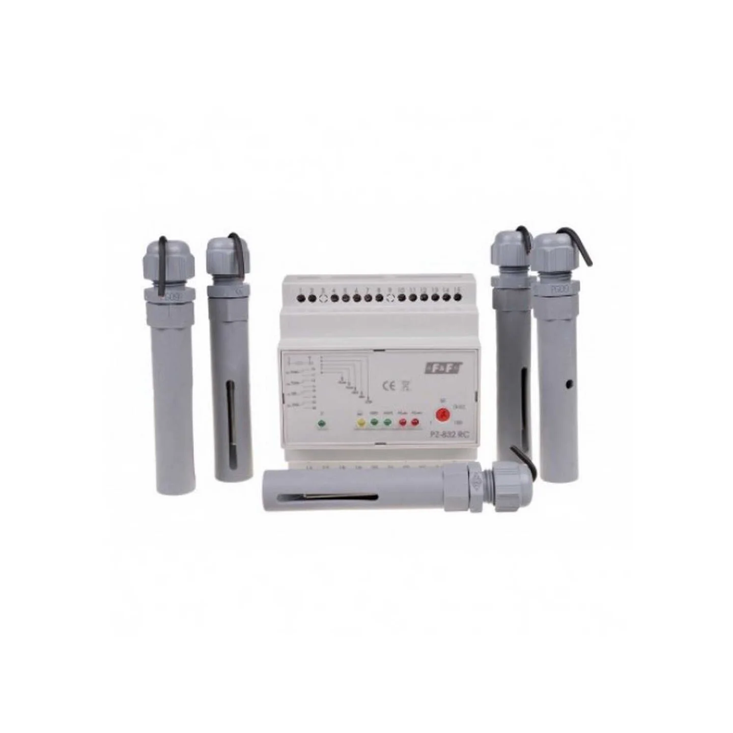 Реле рівня рідини чотирирівневе F&F 220B 16A 4NO/NC ( PZ-832RC )