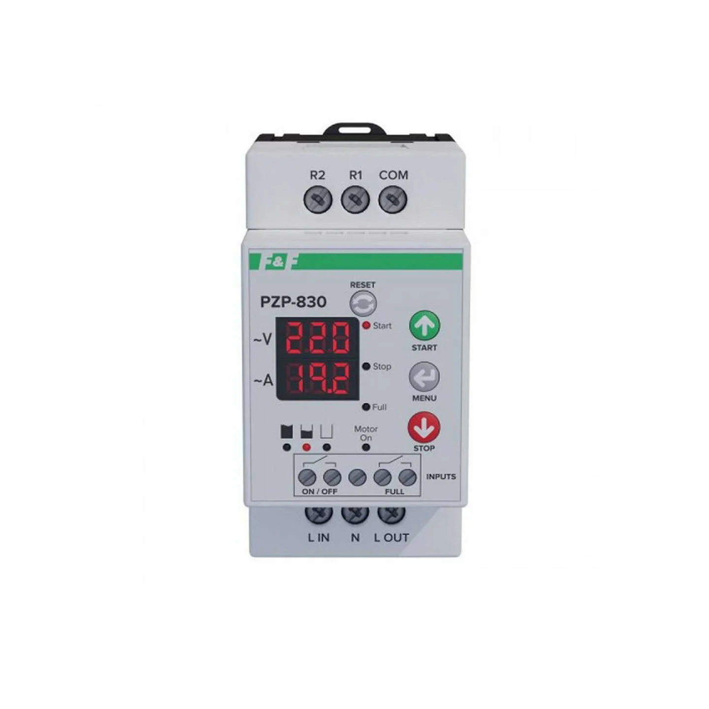 Реле рівня рідини глибинного насосу F&F 150÷270В AC 30A / 250В AC ( PZP-830 )