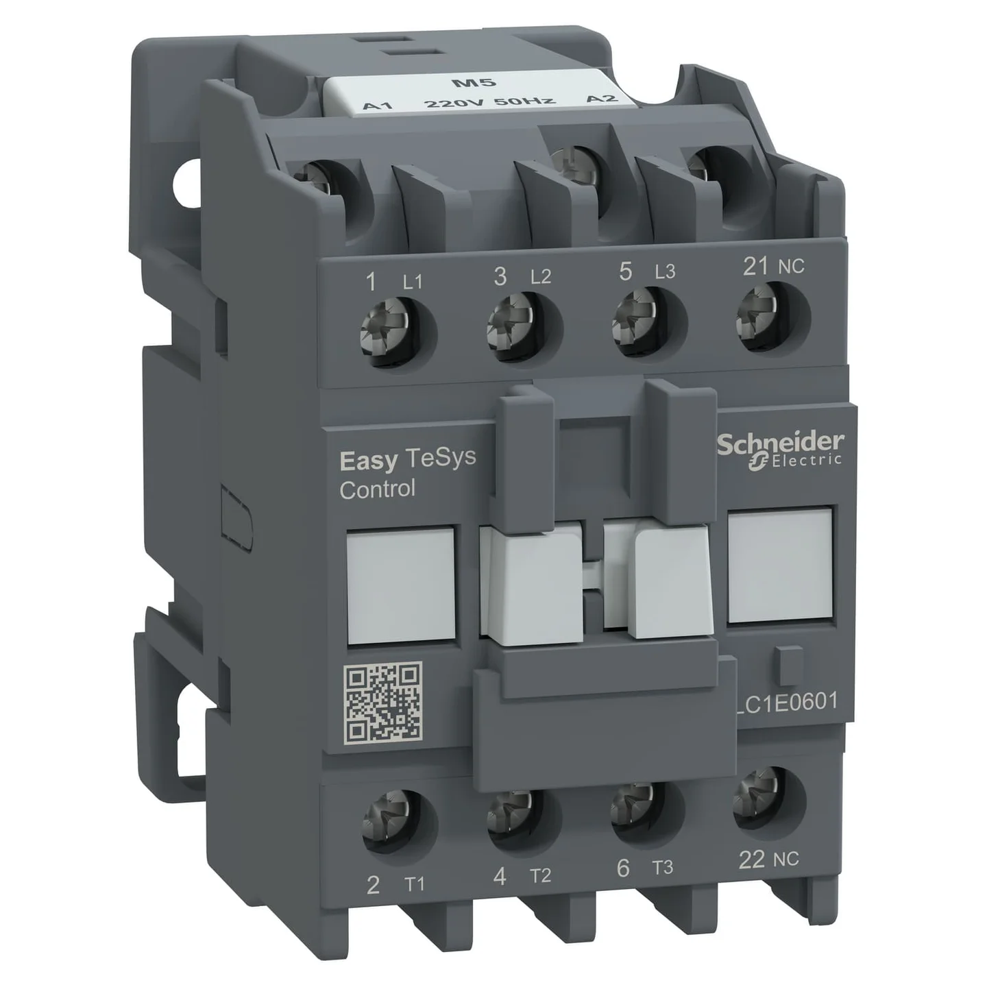 Контактор Schneider 3Р Е 1NO 6А АС3 220В ( LC1E0610M5 )