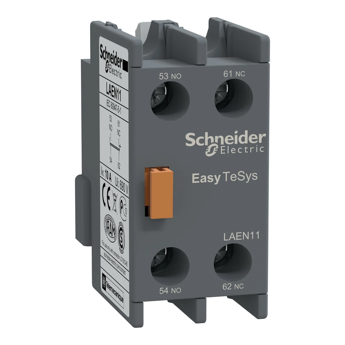 Блок додаткових контактів Е 1NO 1NC Schneider ( LAEN11 )