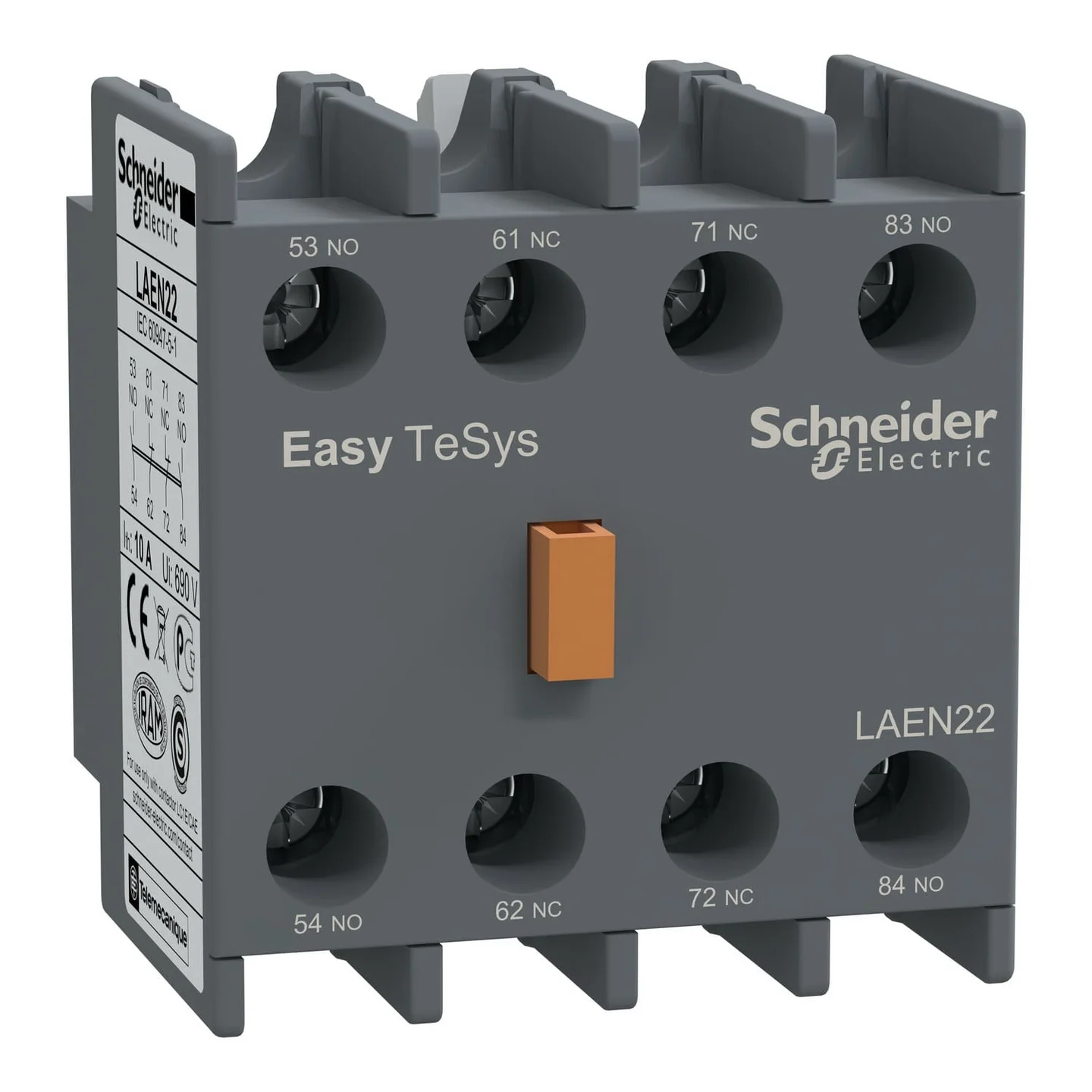 Блок додаткових контактів Е 2NO 2NC Schneider ( LAEN22 )