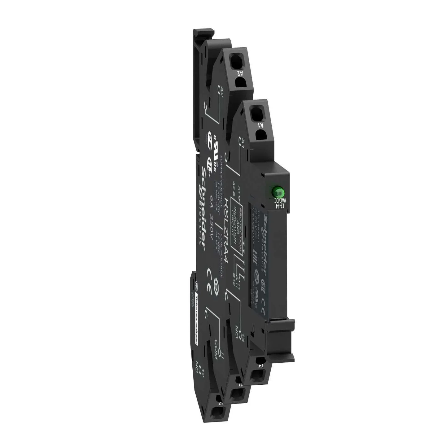 Реле проміжне Schneider Harmony RSL 1CO AC/DC 230В 6A + цоколь пружин ( RSL1PRPU )