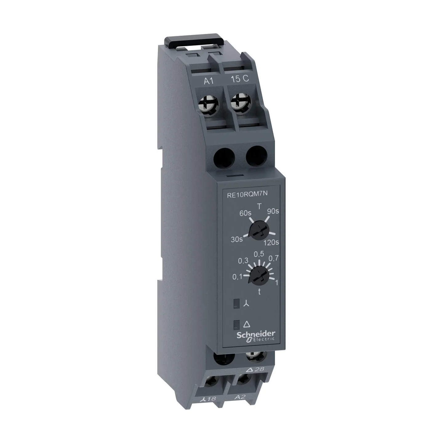 Реле часу Schneider Harmony зірка-трикутник 220-240V AC 1NO+1NO ( RE10RQM7N )