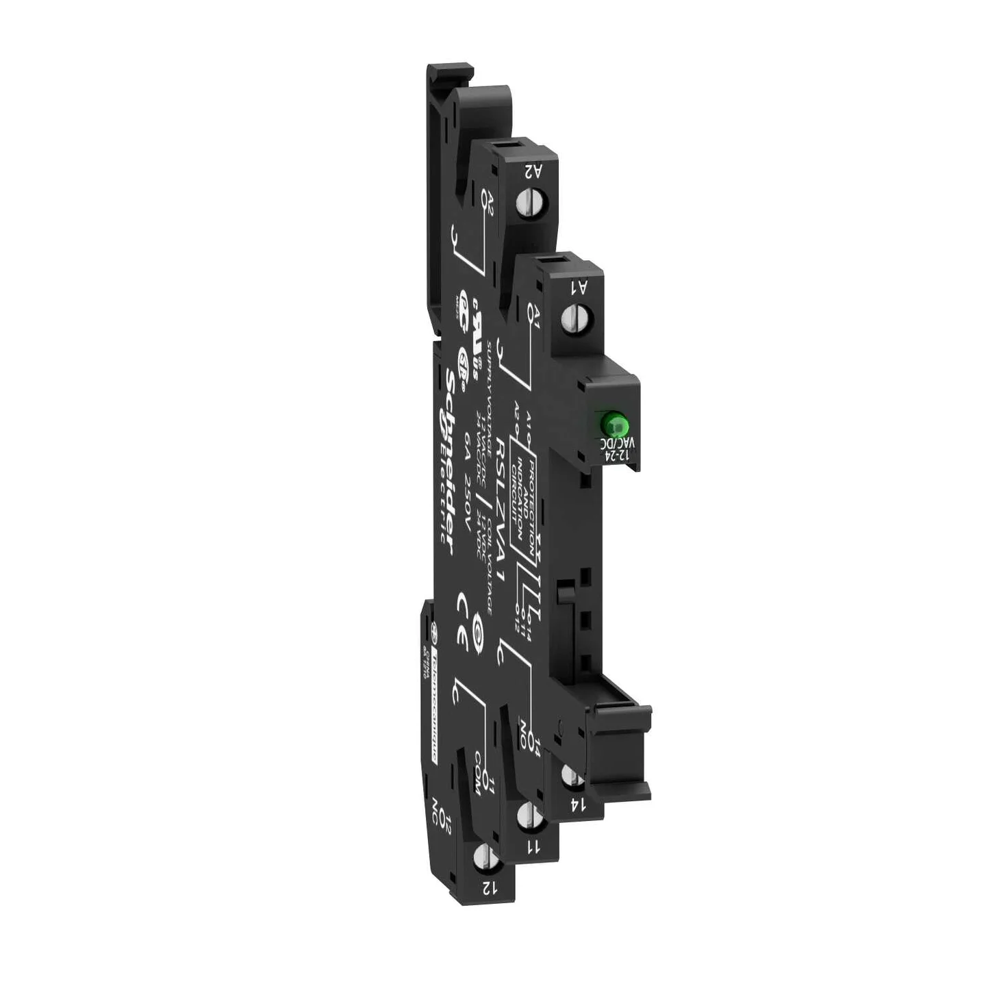 Реле проміжне Schneider Harmony RSL AC/DC 12-24В 6A+ цококль гвинт ( RSLZVA1 )